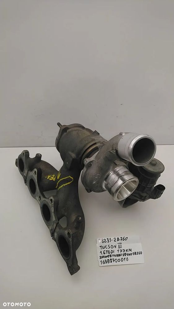 TURBINA 1.6 T-GDI 176KM TUCSON III 28231-2B760 16399700016 - 1