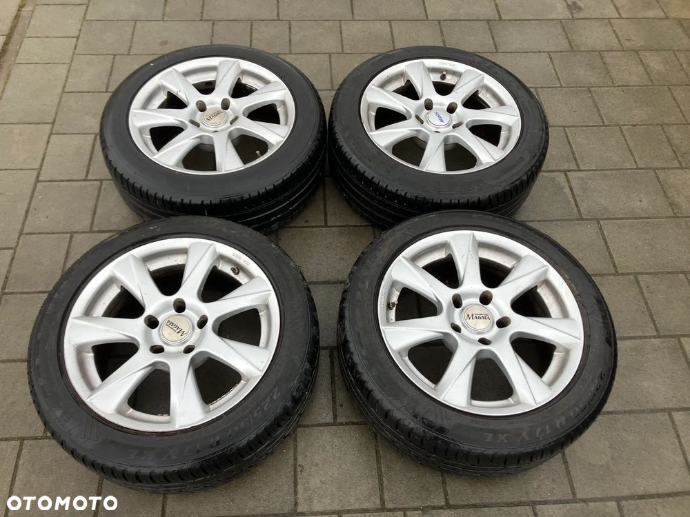 FELGI KOŁA BMW E60 E61 XD X-DRIVE 17 CALI KBA47266 MAGMA OPONY LETNIE 225/50/17 8Jx17 ET20 5x120 - 1