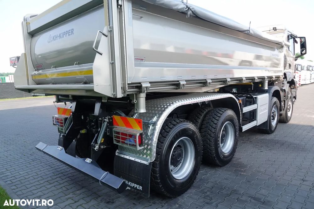 MAN TGS 41.480 / 8x6 / BASCULANĂ SPATE / MANUAL / NOU NOU / KH-KIPPER / - 22