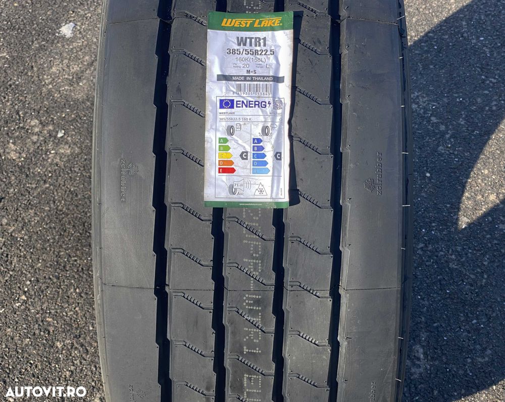 Anvelopa NOUA M+S*  385/55R22.5 Westlake WTR1  160 K Remorca - 2