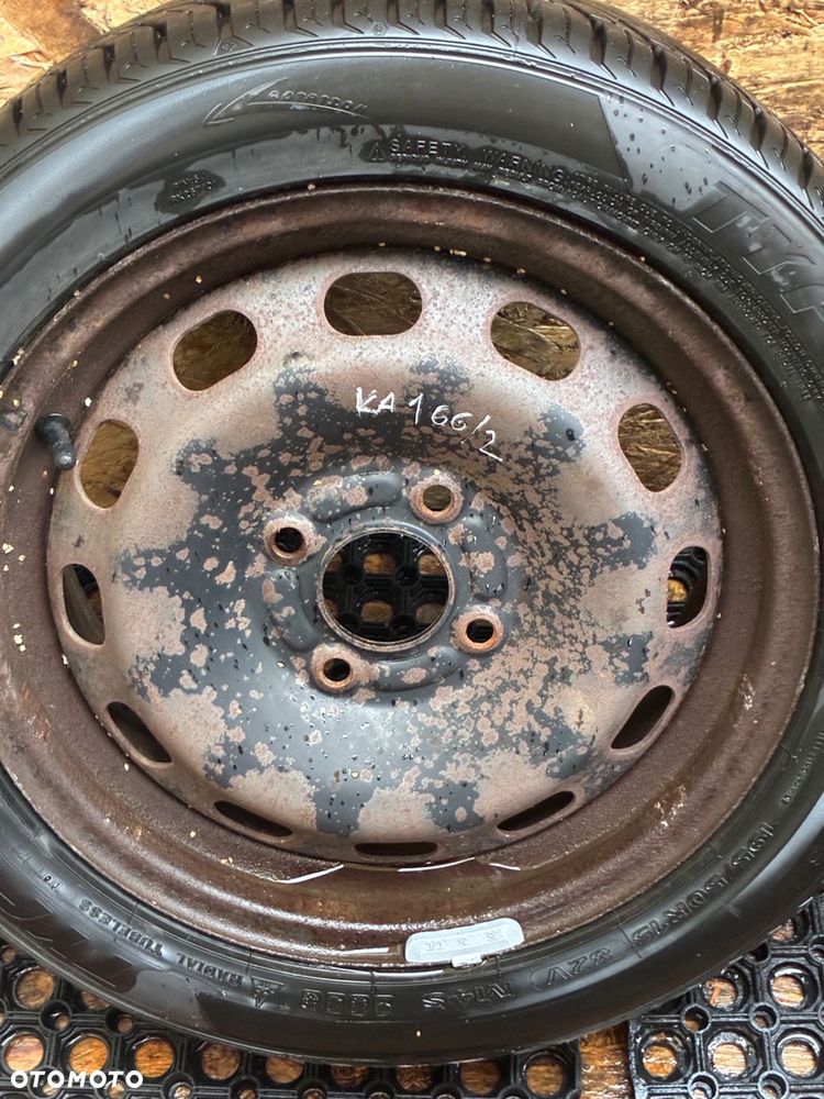 FIESTA MK7 4X108 ET34 FI 63,4 FELGI STALOWE OPONY 1325 7,5MM 195 50 R15  X4SZT - 5