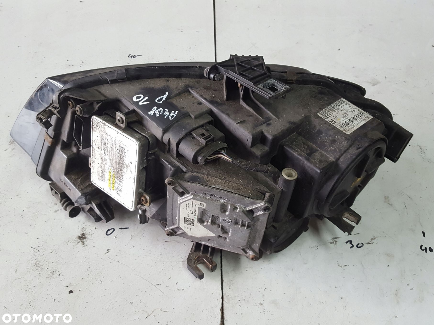 AUDI A4 B8 08r- LAMPA PRAWA PRZÓD XENON LED ANGLIK - 7