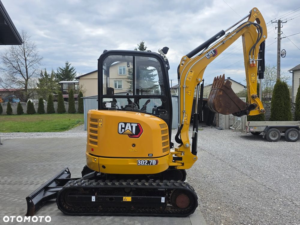 Caterpillar CAT 302.7 D CR mini koparka szybkozłącze 3 łyżki piękna serwisowana 1 wł JCB sprowadzona - 36