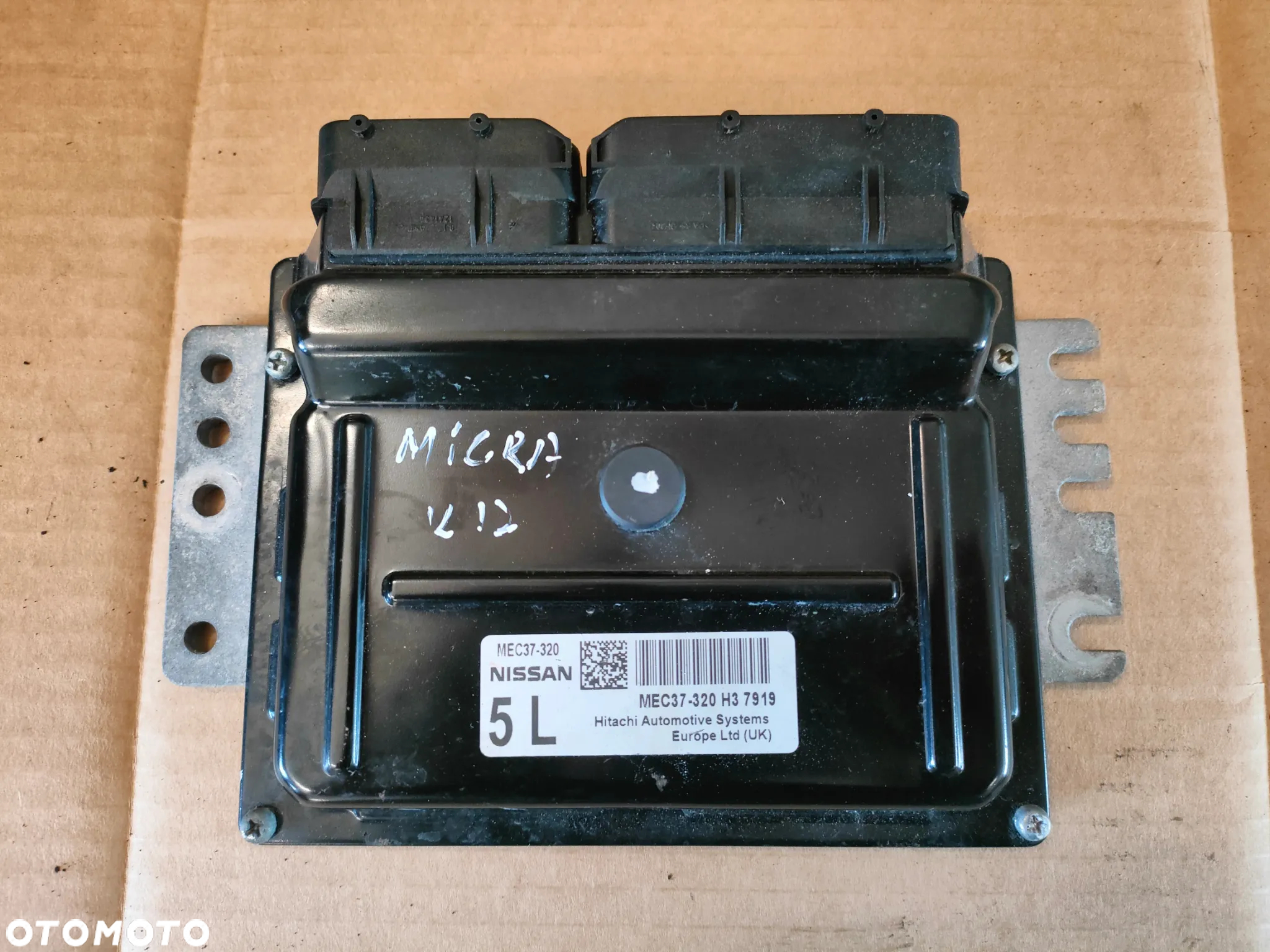 Nissan Micra k12 lift 1.2 STEROWNIK SILNIKA MEC37320 L5 - 3