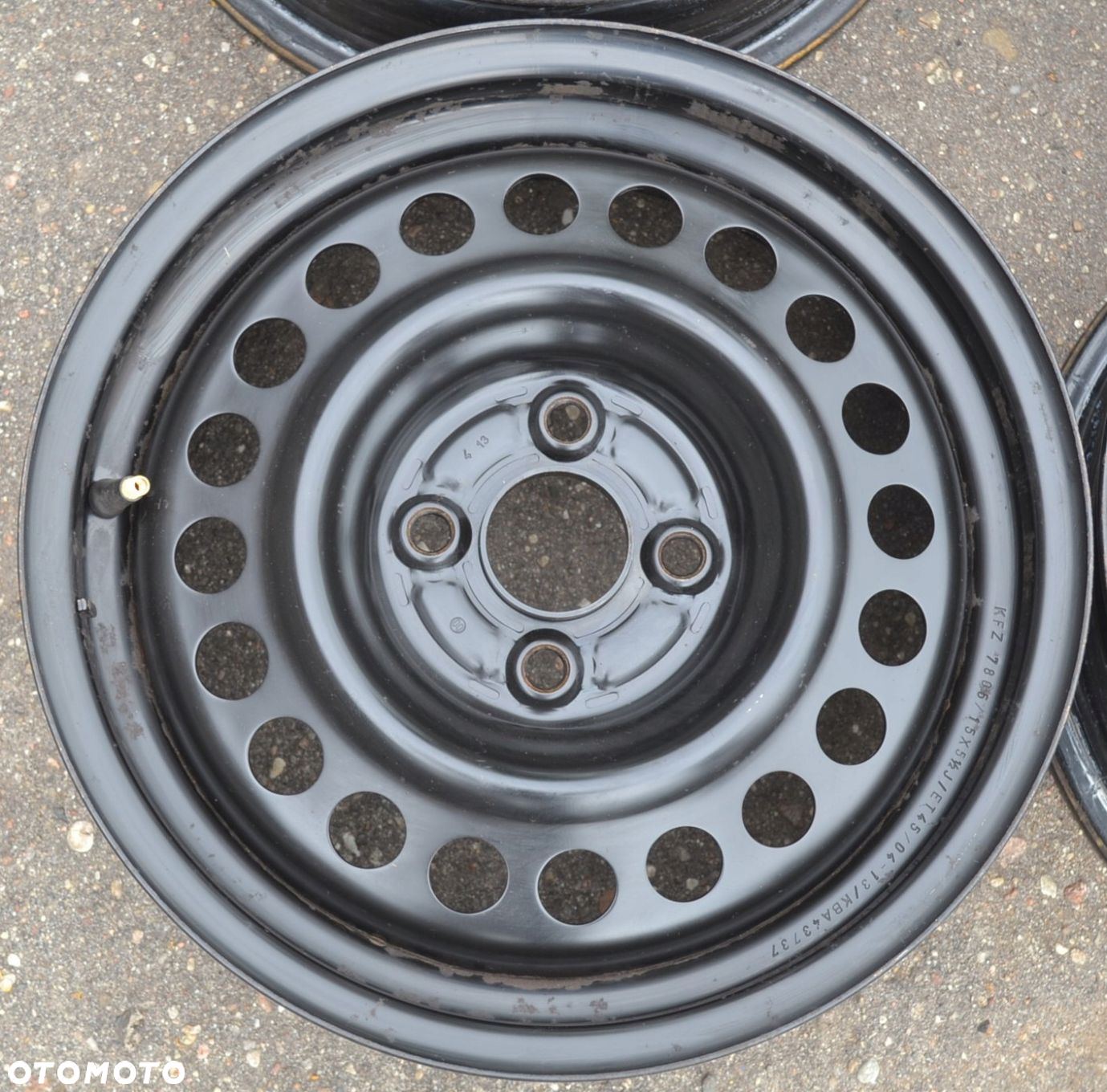 FELGA STALOWA HONDA 4x100 5,5J15 ET 45 x1szt F-369 - 4