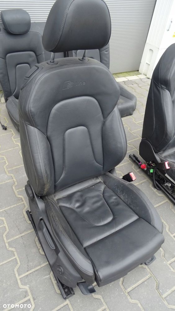 kpl fotele fotel kanapa skóra audi a5 8t coupe 3d s-line - 2