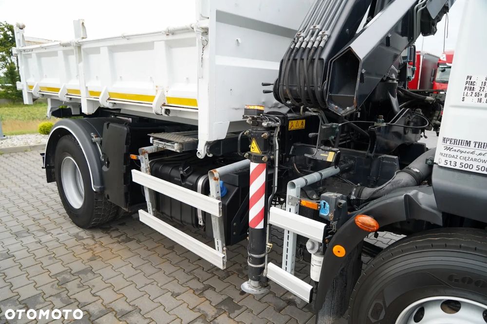 Iveco EUROCARGO 190EL32  / Wywrotka + HDS / HYDROBURTA / BORDMATIC / 3 STRONNY KIPPER - 3.5 M / EURO 6 - 18