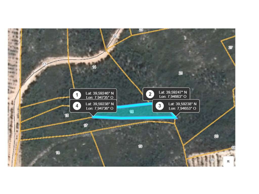 Terreno Rústico com 660 m² - Alcacarias, Mação - Grande imagem: 3/4