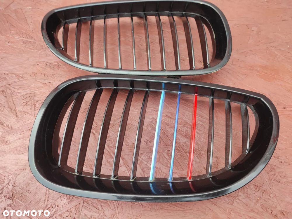 BMW E60 / E60 LCI / E61 / E61 LCI.  NERKI CZARNE M-PAKIET LEWA / PRAWA. O NR: 7 027 061 / 7 065 701 OEM. W BARDZO DOBRYM STANIE. - 14