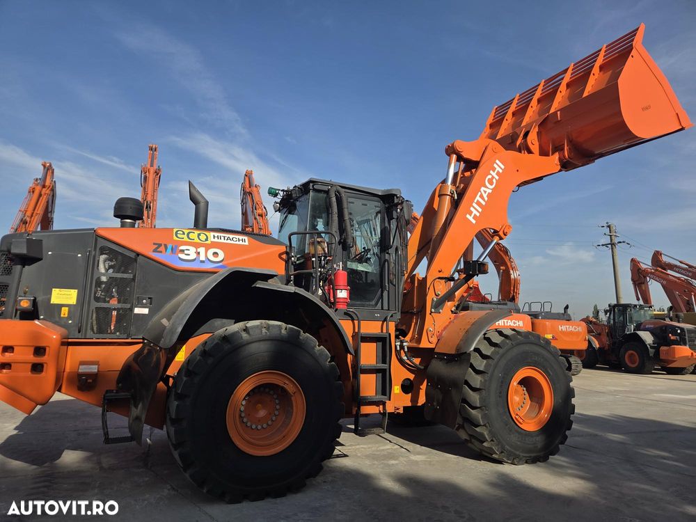 Hitachi ZW310-6, cupa 7mc, 30 tone, FULL OPTION, gresare automata, Anvelope NOI profil L5, produs JAPONIA,cantar,consum 17l/h, Protectie cabina, protectie antiincendiu, camera spate pt masalier, posibilitate leasing, STARE FOARTE BUNA-PROMOTIE 97.900 Eur+Tva - 5