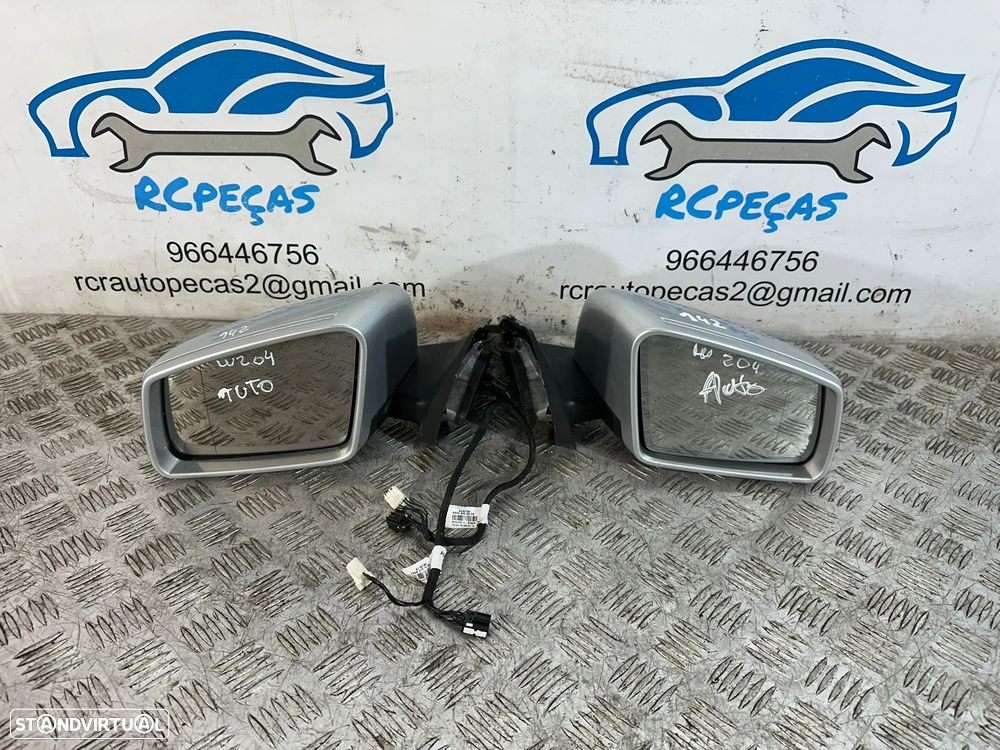 .Espelho Retrovisor Direito Esquerdo Original Mercedes Benz W204 Facelift Coupe Cabrio A3167443L A3167444RR 2011 - 2014 - 3