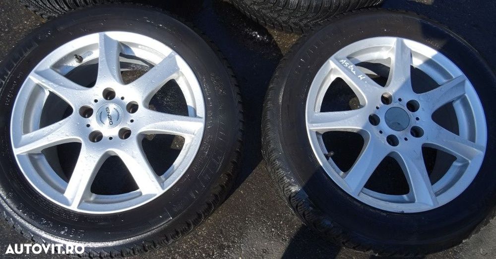 Jante aliaj R16 Opel Astra H 6.5Jx16H2 cu cauciuc 205/55 R16 - 2