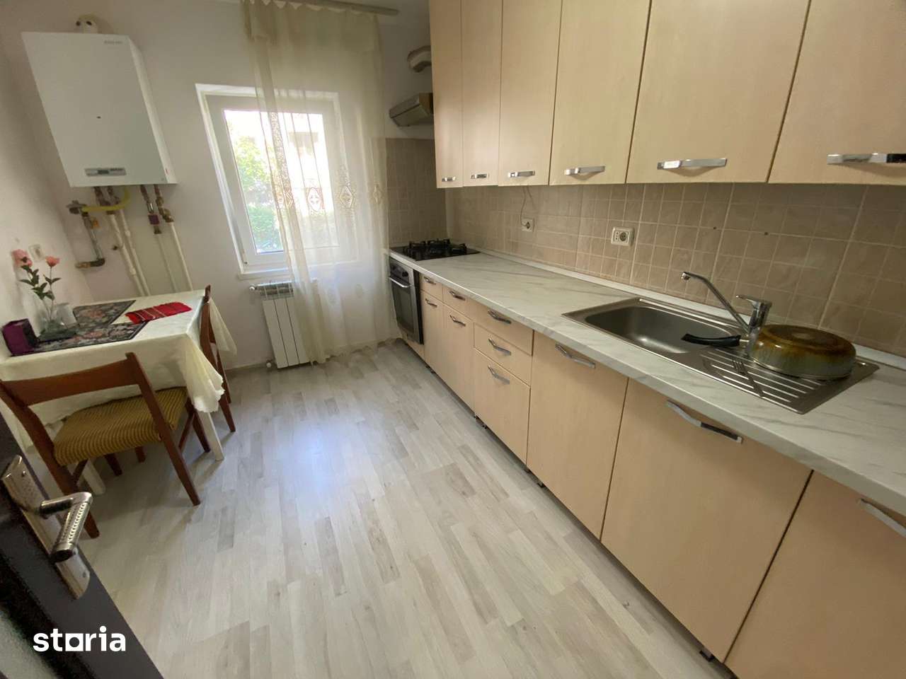 2 camere cu centrala proprie, mobilat si utilat la parter, Piata Sud — fotografia 1