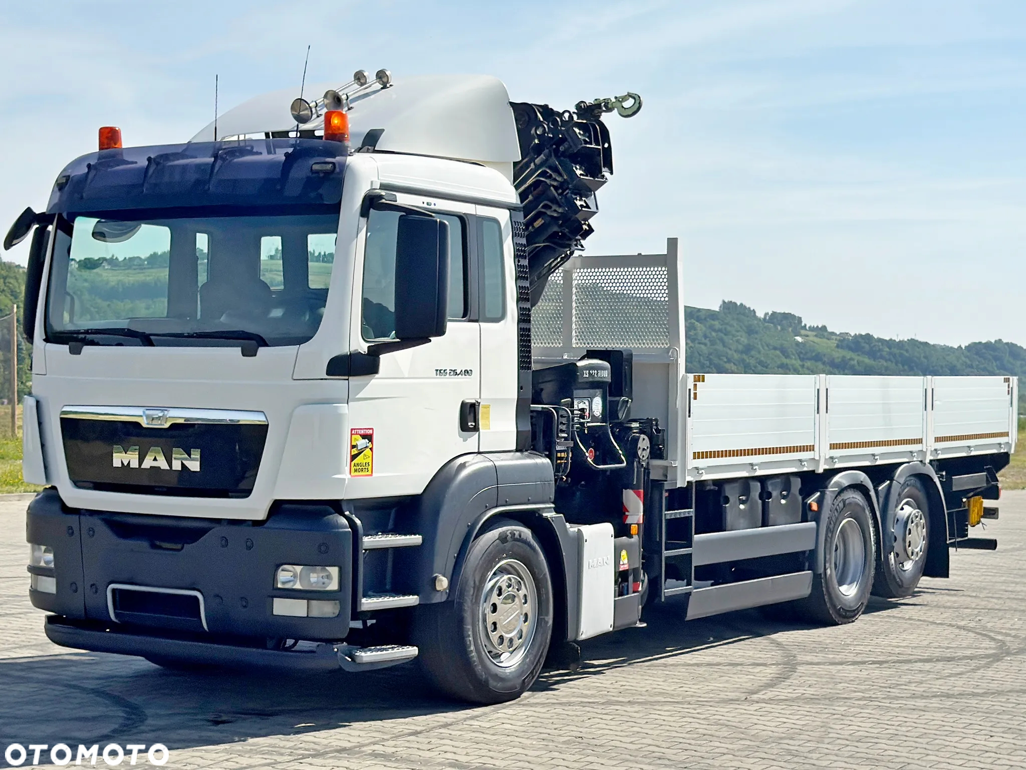 MAN TGS 26.400 * SKRZYNIA 6,55 m * HIAB 322 EP - 5 HIDUO + PILOT / STAN BDB - 4