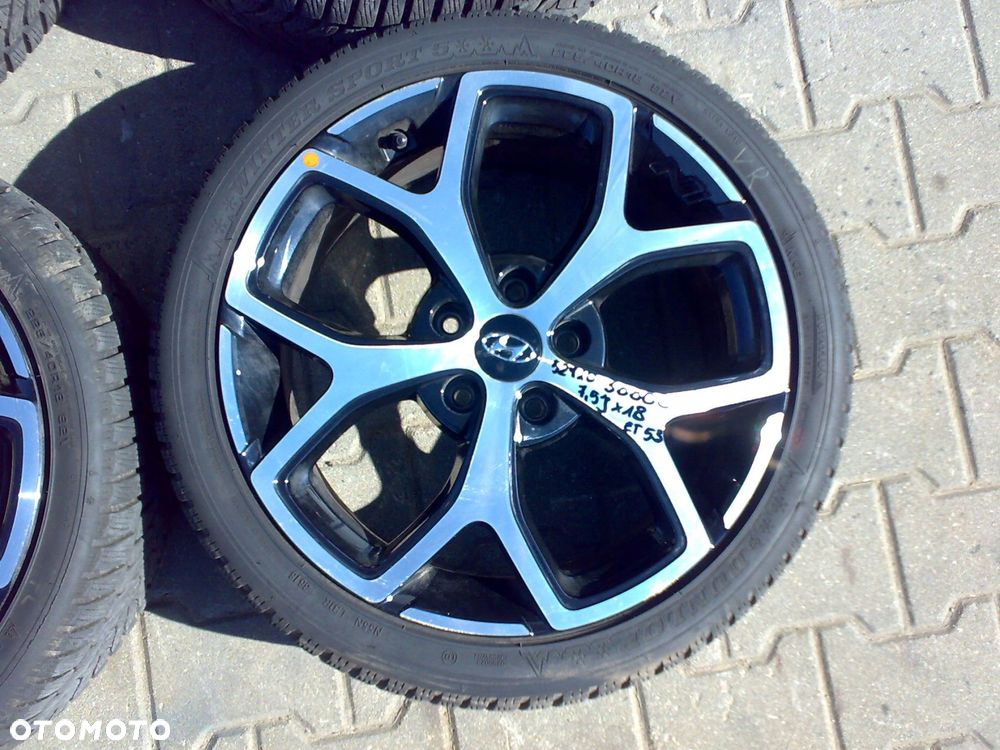 hyundai i30n i30 iii 2017 - koła alu felgi opony zima 18' - 4