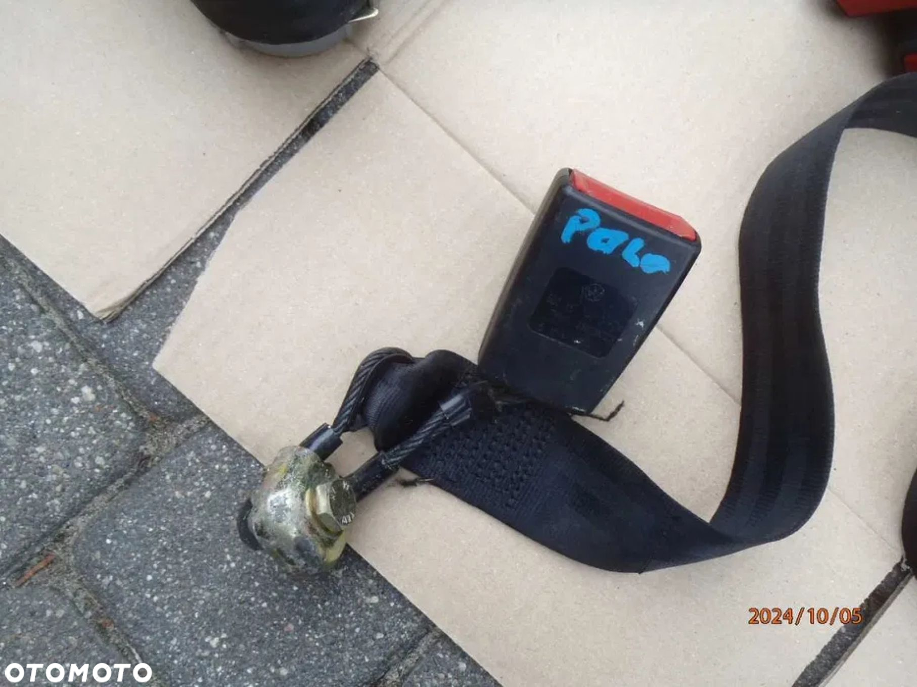 pas pasy napinacz zapinka wpinka klamra airbag audi a2 polo 9n - 2