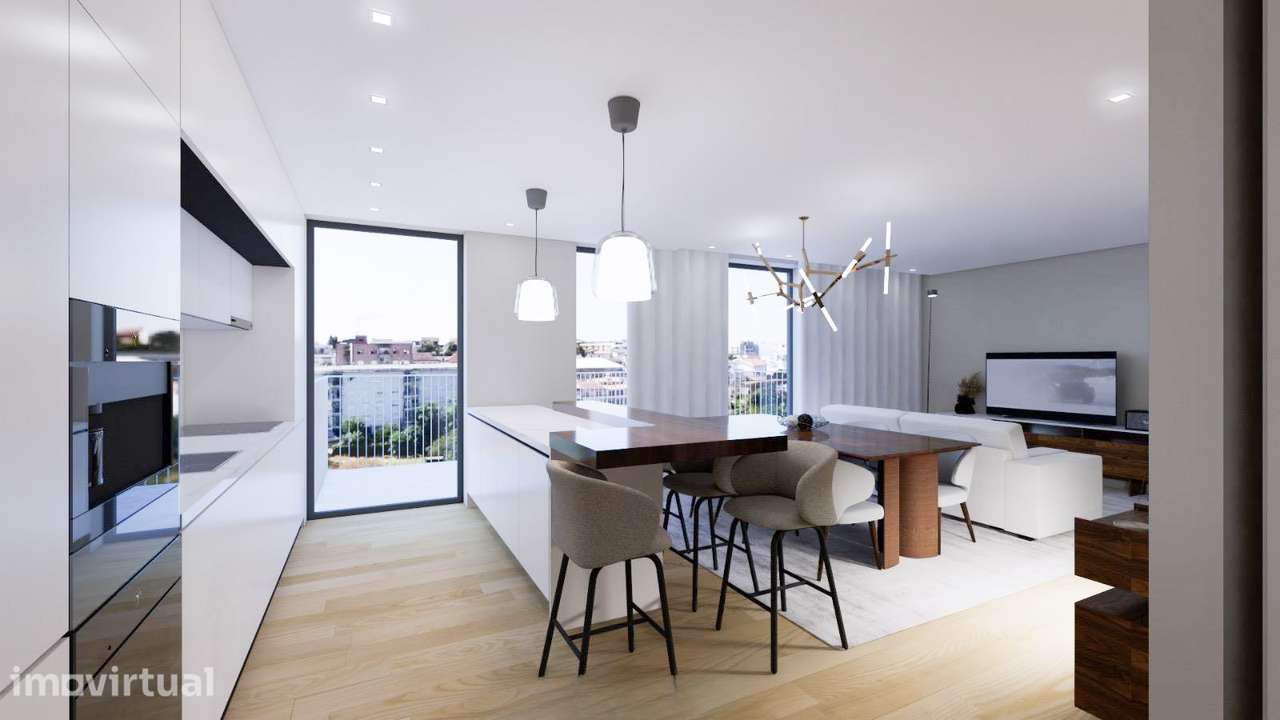 Apartamentos novos T1 e T2 com terraços no Marco de Canaveses - Grande imagem: 2/5
