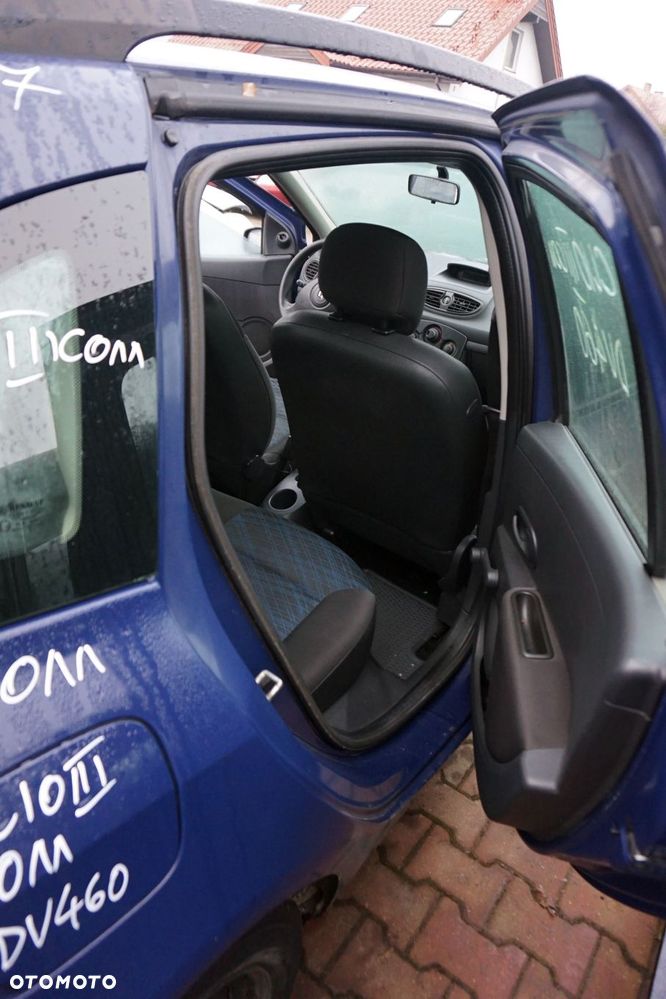 RENAULT CLIO III PH1 KOMBI 2008 OV460 1.2 16V D4F740 75KM JH3176 GRANATOWY na części - 12