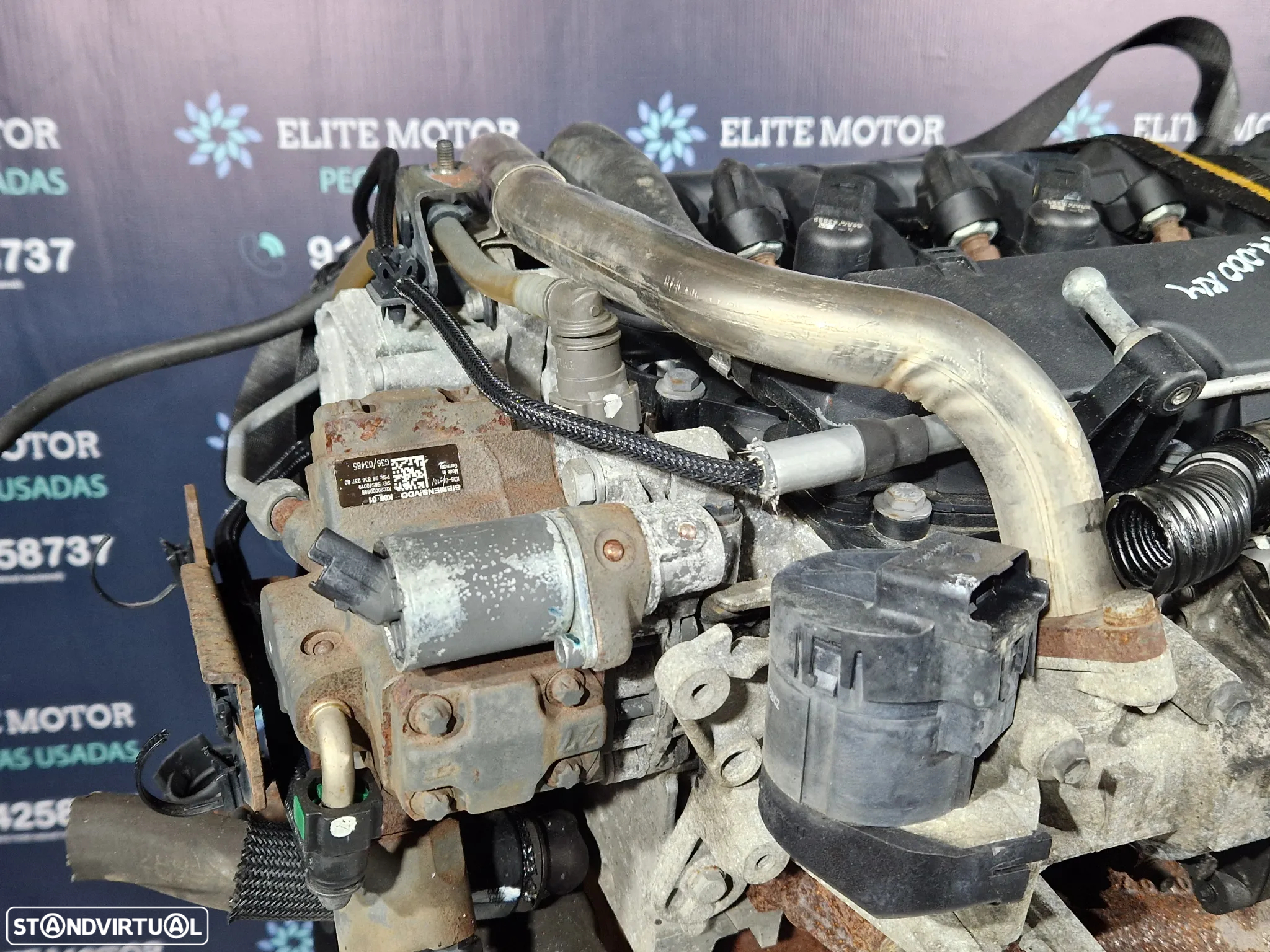 Motor usado RHR CITROEN C5 2.0 HDI 136CV C8 PEUGEOT 407 - 10