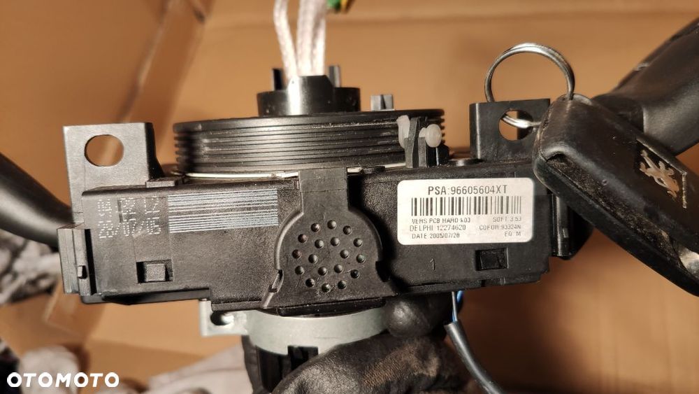 PRZEŁĄCZNIK ZESPOLONY PEUGEOT 307 CC 96605604XT PAJĄK ORYGINAŁ - 11