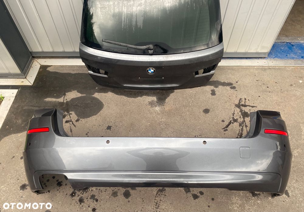 BMW 5 V  F11 F 11 kompletna KLAPA TYLNA z szybą tył pokrywa BAGAŻNIKA TYLNIA + zderzak tylny tylni tył B39 szyba tylna tylnia klapy w klapę tylną tył - 9