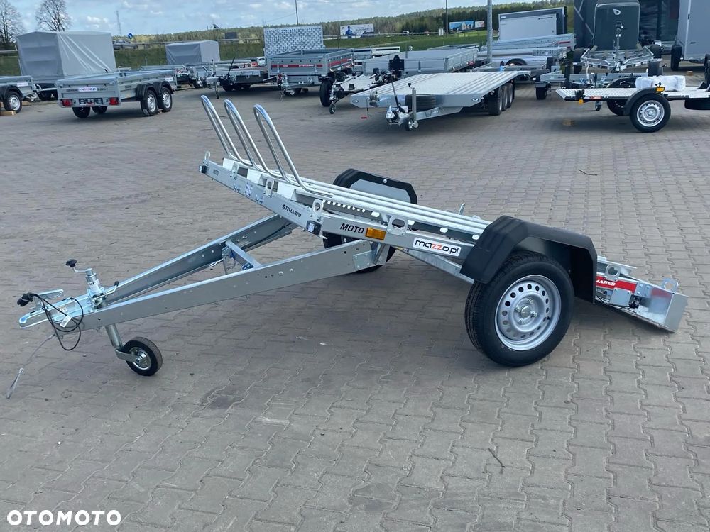 TEMARED DOSTAWA Przyczepa motocyklowa 230x155cm DMC750kg na 3 motory UCHYLNA - 12