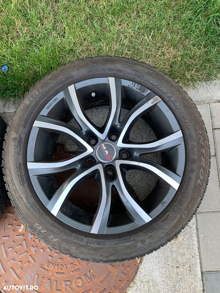 Roți Aliaj cu cauciuc Pirelli Run flat 195 55 16 - 5