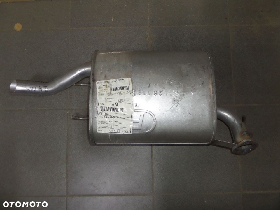 11180 Nowy tłumik wydech PL26.114 KONCOWY TOYOTA COROLLA 1.3I -16V 05/92-05/95-04/97 - 1