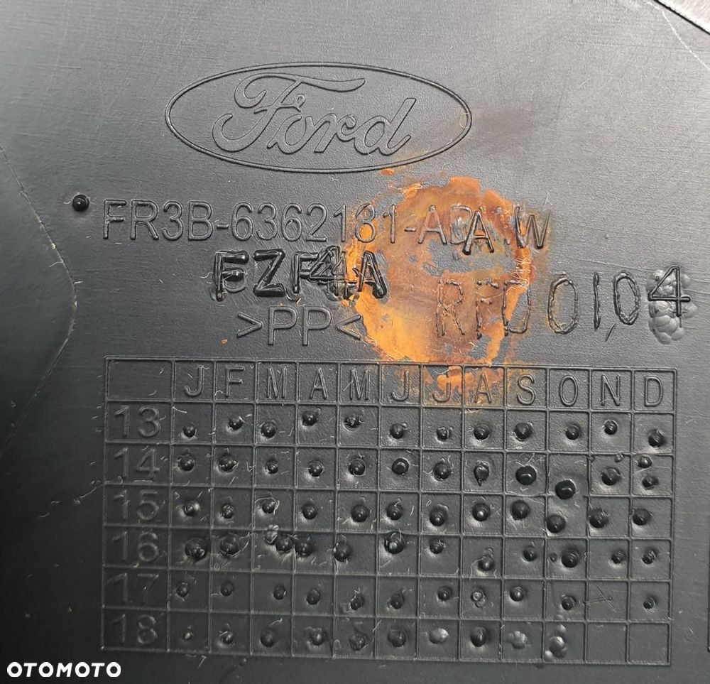 OSŁONA FOTELA LEWY PRZÓD FORD MUSTANG VI FR3B-6362181-AA - 3