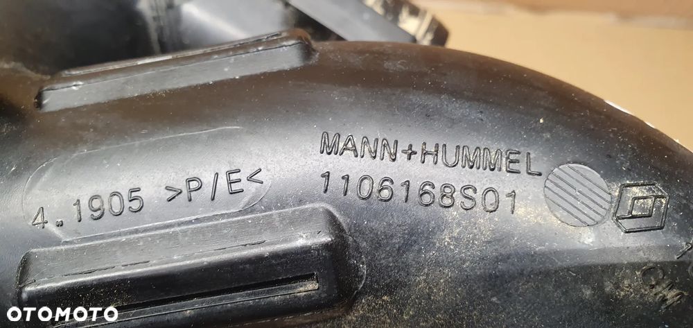 Rura dolot wlot kanał powietrza Opel Vivaro B Trafic III 1.6 DCI 165555514R 93451665 - 6