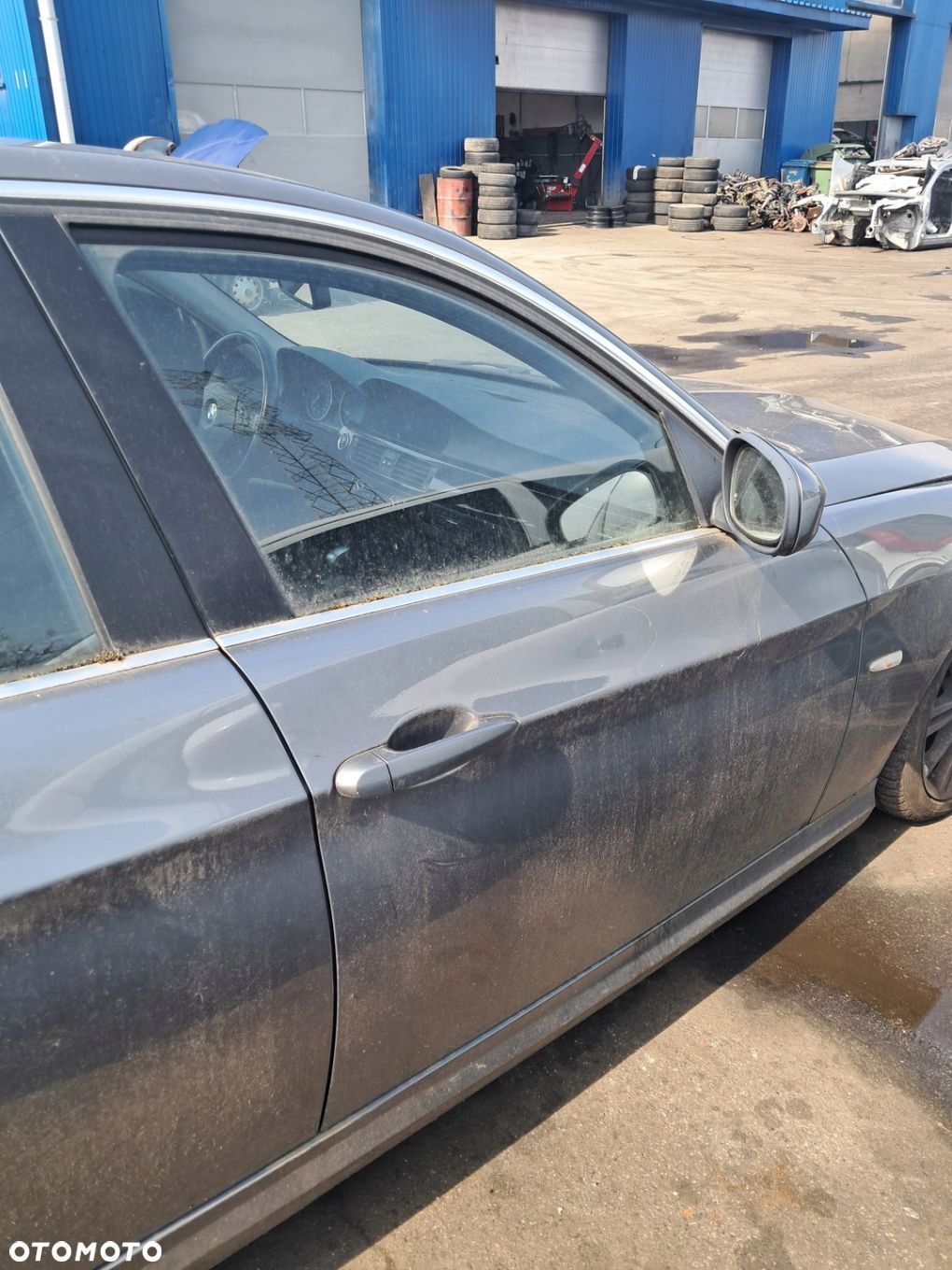 BMW Seria 3 E90 E91 LIFT Drzwi prawy przód A52/7 Spacegrau metallic - 1