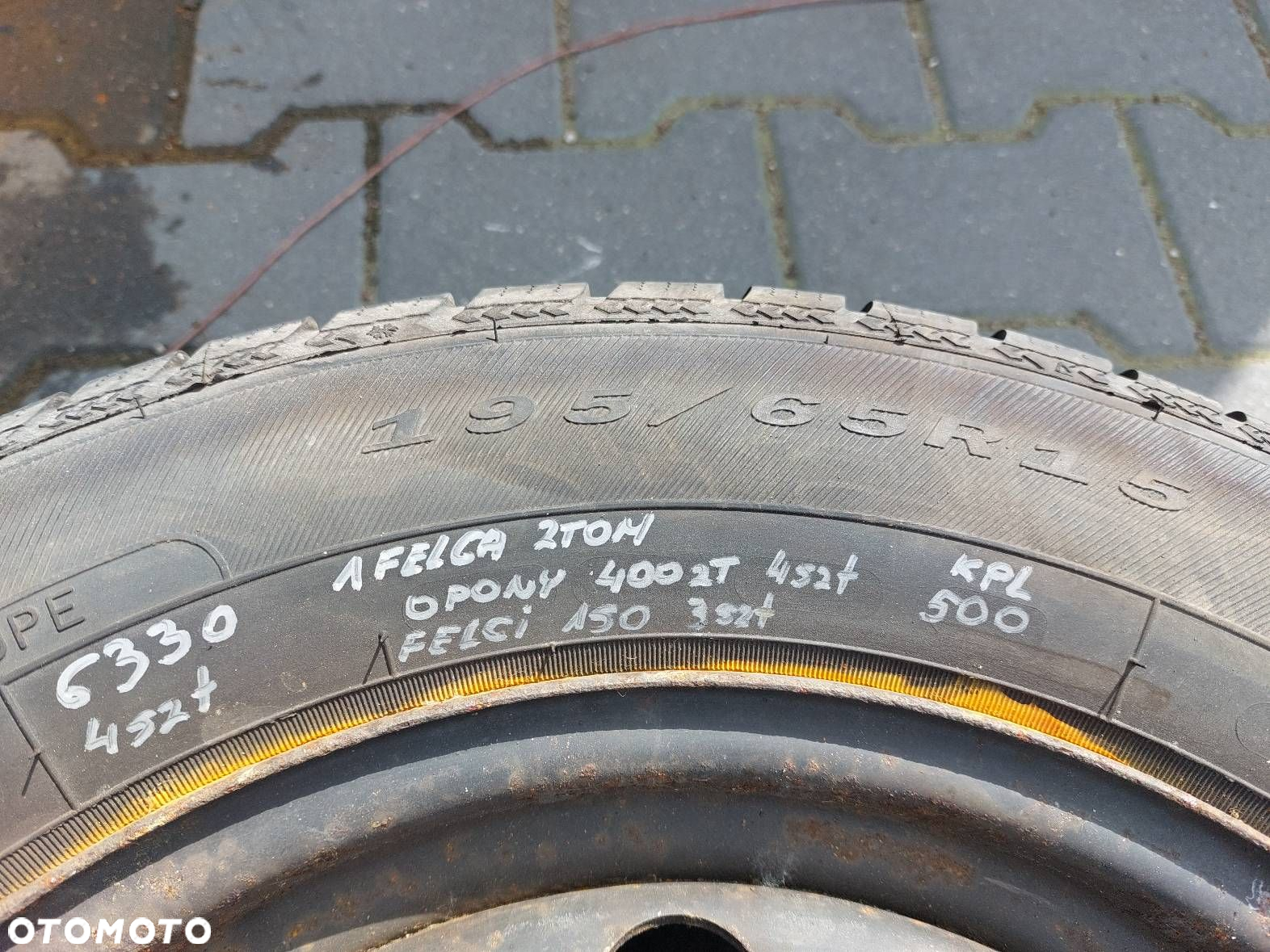 FELGI STALOWE 3 SZT 1K0601027C 5x112 6Jx15 ET47 57,1 VW GOLF V PASSAT - 2