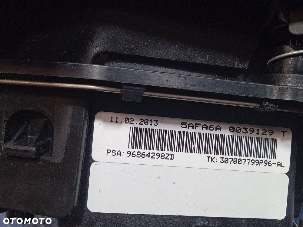 CITROEN DS5 DESKA ROZDZIELCZA KOKPIT AIRBAG 9803398780 - 5