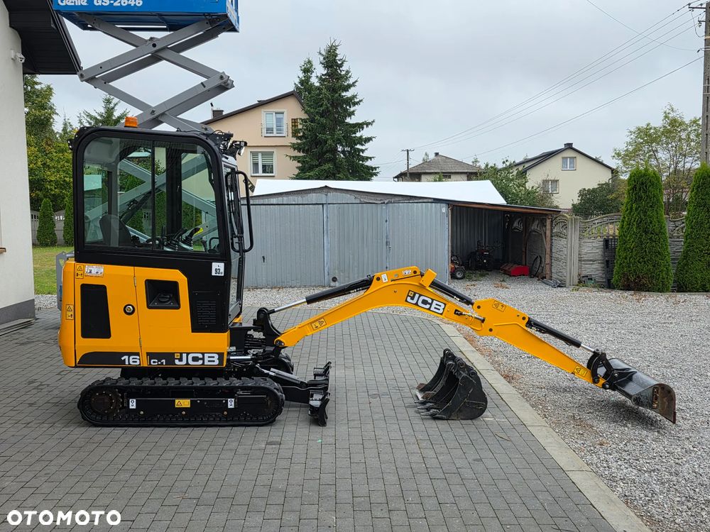 JCB JCB 16 C-1 mini koparka 3 łyżki szybkozłącze 19c1 sprowadzona 8018 serwisowana - 24