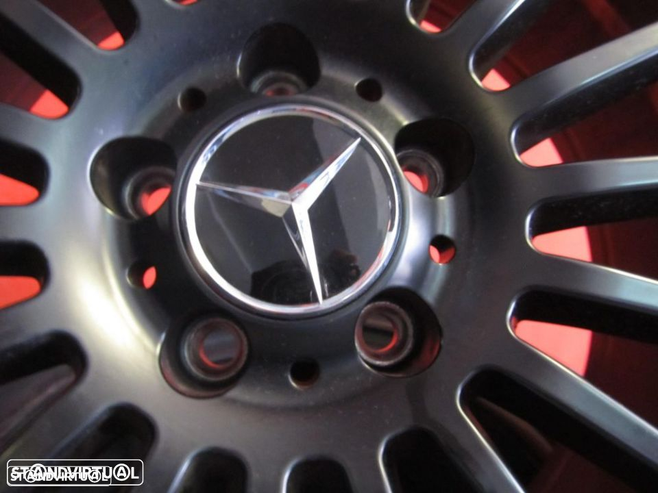 Jantes 18 NOVAS Mercedes AMG Pretas Polidas C/ pneus usados - 3