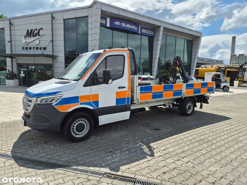 Mercedes-Benz Sprinter 316 CDi 7G Tronic Plus / AUTOMAT / SKRZYNIA / HDS HIAB 1T / 1 WŁ / SERWISOWANY / ORYGINALNY PRZEBIEG / BEZWYPADKOWY / W PEŁNI SPRAWNY / MOŻLIWOŚĆ TRANSPORTU / - 19