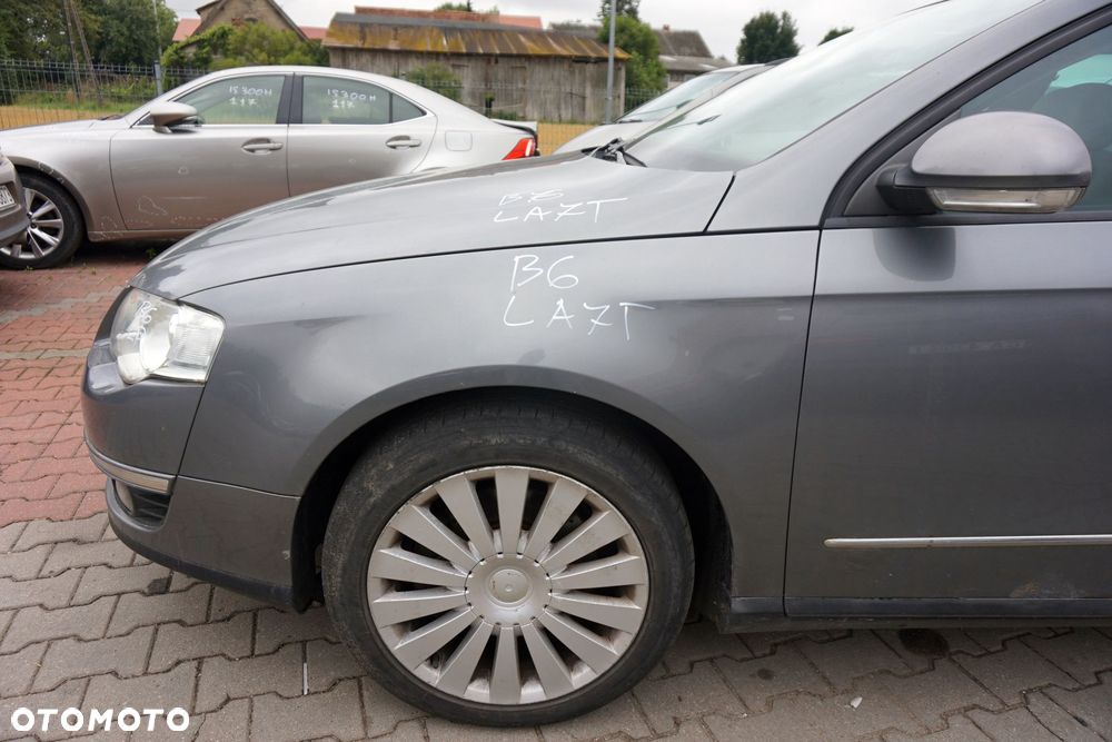 MASKA ZDERZAK BŁOTNIKI LAMPY PASSAT B6 LA7T  VOLKSWAGEN 2005-2010 SZARY PRZÓD KOMPLETNY - 8