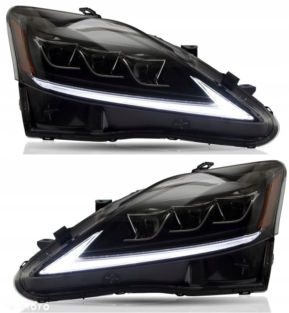 reflektory lampy kpl vland full led neon dts tuning lexus is ii 2 2006-2013 - 4