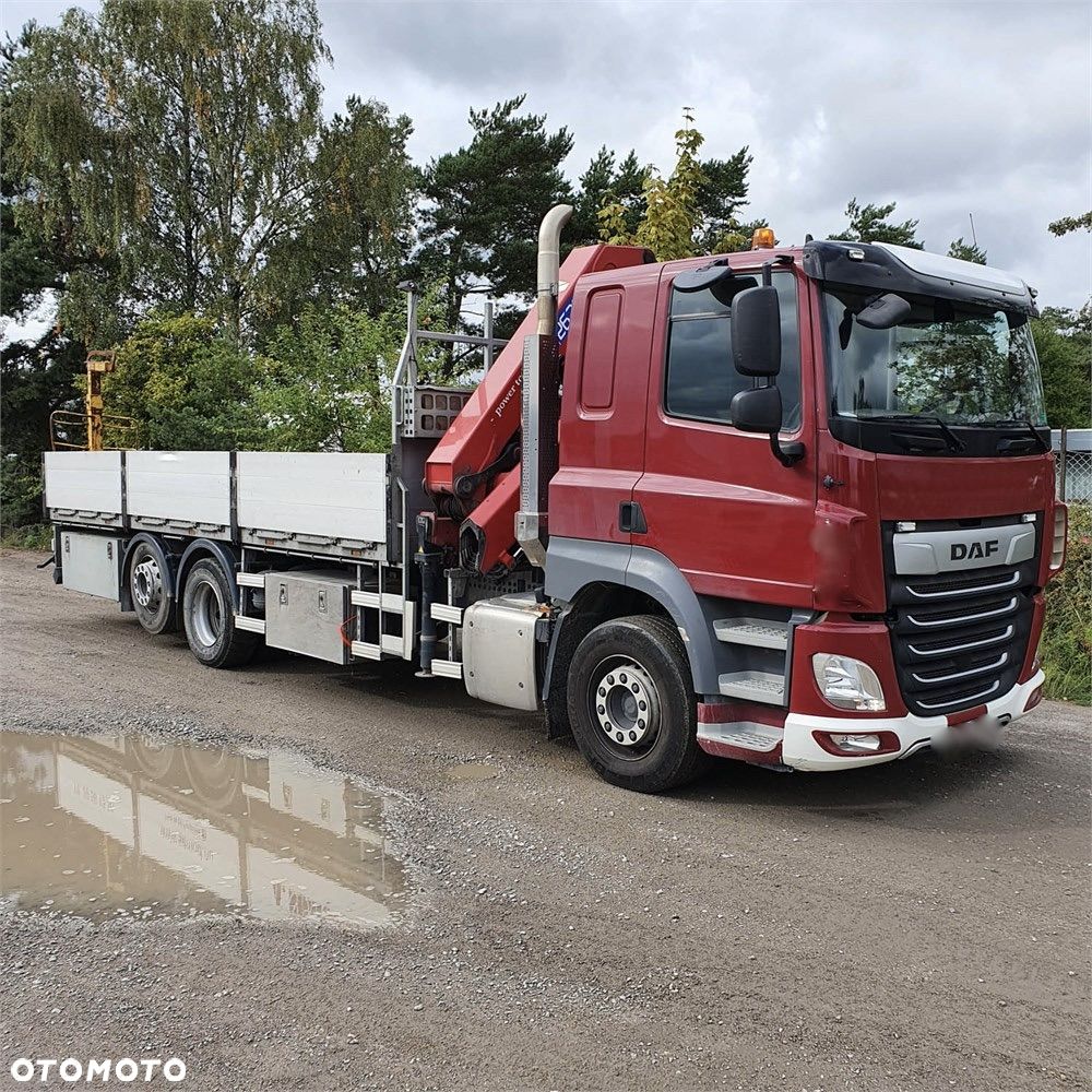 DAF CF 430  6X2 org,173 tys.km. HDS HMF 2620K5 - 1