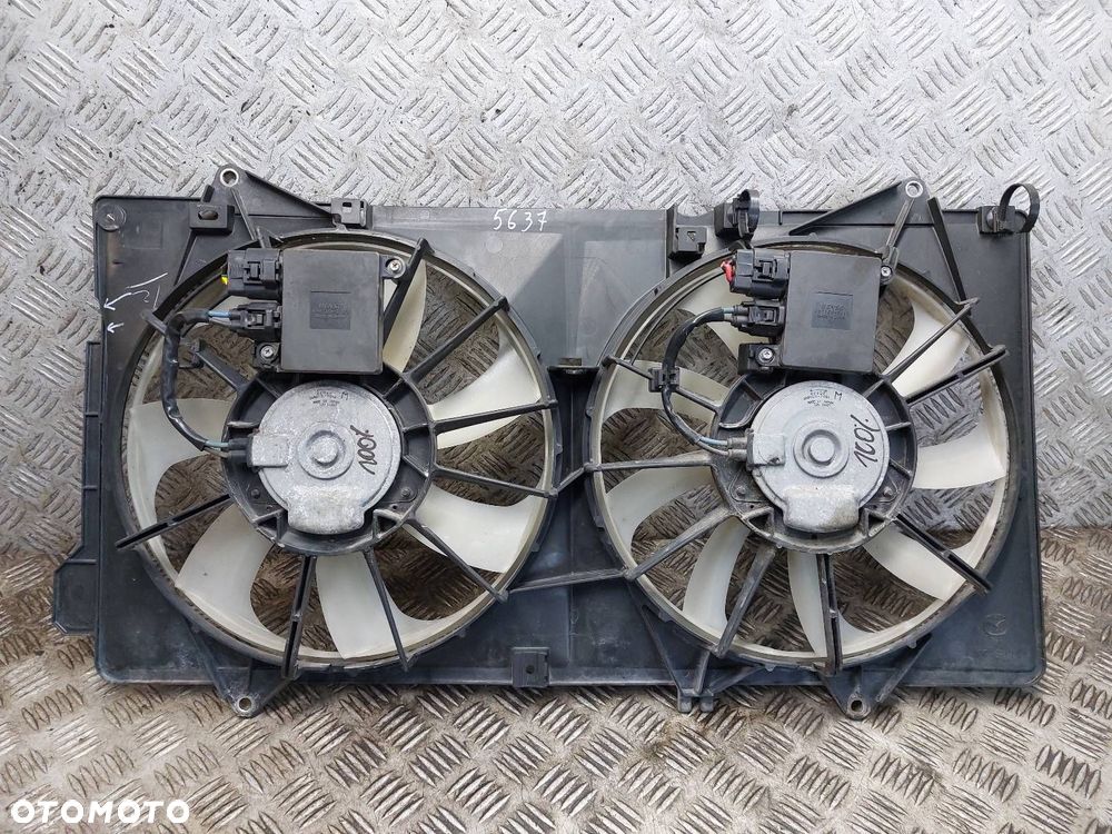 WENTYLATOR CHŁODNICY WODY MAZDA 6 III GJ 2.2 D 268000-7081 499300-3580 - 1