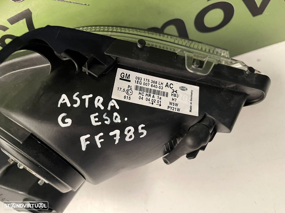Opel Astra G FAROL ESQUERDO / NOVO ORIGINAL - FF785 - 5