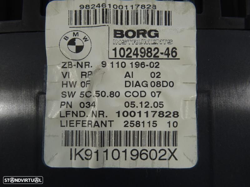 Quadrante Bmw 1 (E87)  Quadrante Bmw Serie 1 E81 / E82 / E87 / E88 - 8