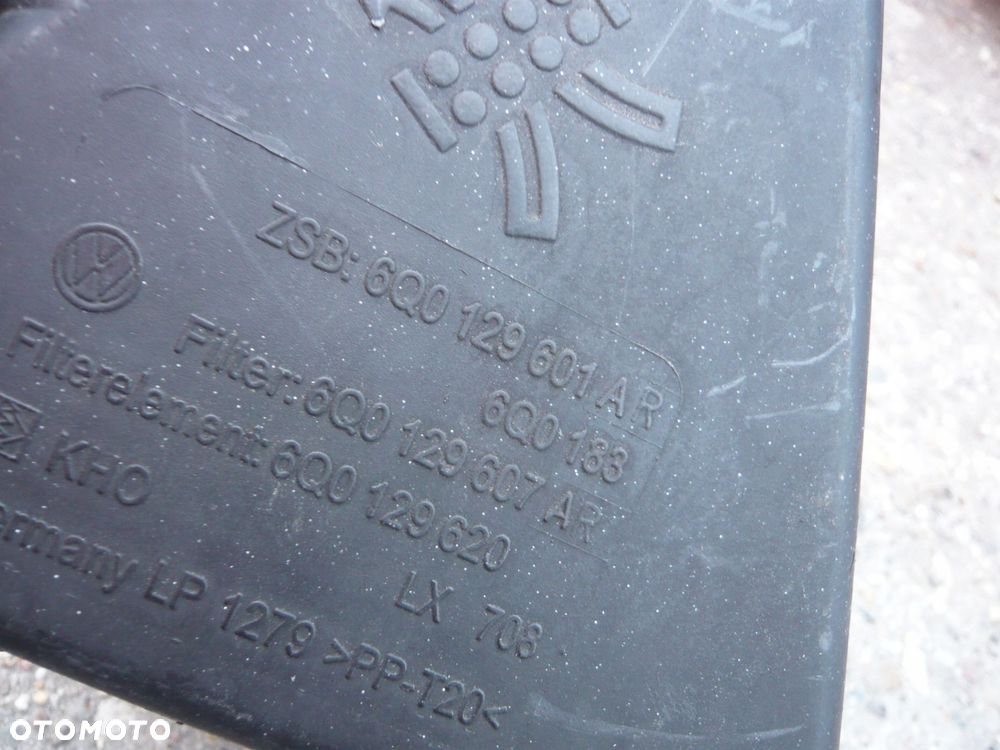 podstawa obudowa filtra powietrza 6q0129601ag vw seat skoda - 4