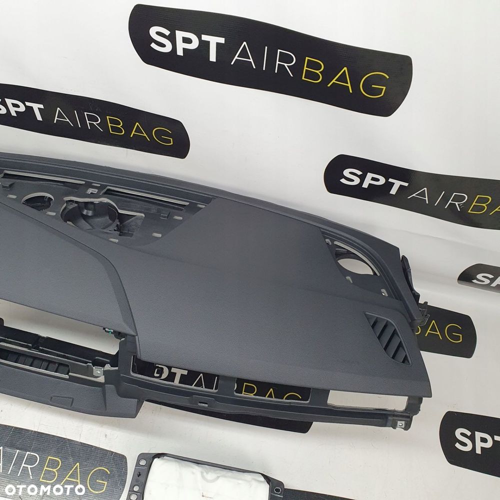 AUDI A4 B9 A4 8W DESKA ROZDZIELCZA KONSOLA KOKPIT PULPIT PODUSZKI AIRBAG AIR BAG PASY KIT SET - 4