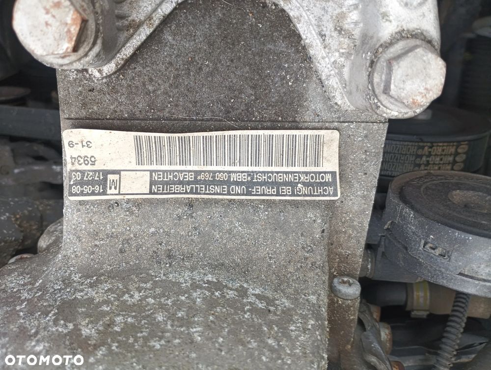 Silnik Skoda 1.2 6V BBM 44kW 175 tys. km skrzynia JHG VW Seat - 2