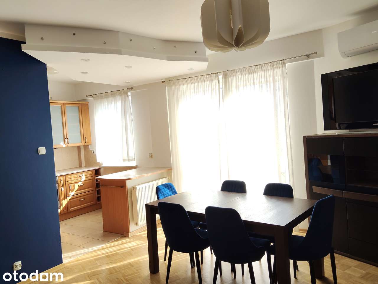 Przestronne 3 pokojowe mieszkanie z klimą i balkonem na Ursynowie 67m2