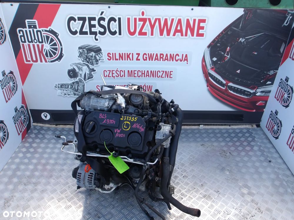 SILNIK VW AUDI 1.9 TDI BLS 106 TYS  POMPOWTRYSKI - 1