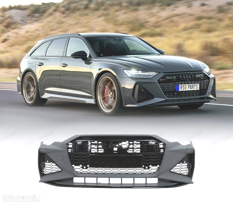 PÁRA-CHOQUES FRONTAL AUDI A6 19-24 LOOK RS6 PDC ACC - 1