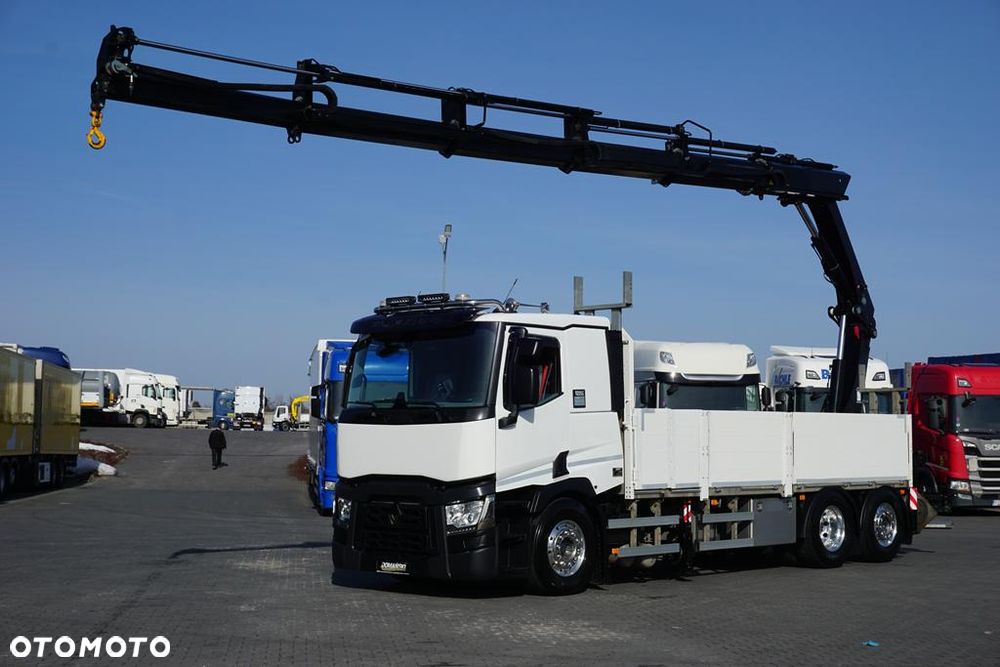 Renault T 380 / 6 X 2 / SKRZYNIOWY + HDS / HIAB 302 E-5 / PILOT / OŚ SKRĘTNA - 1