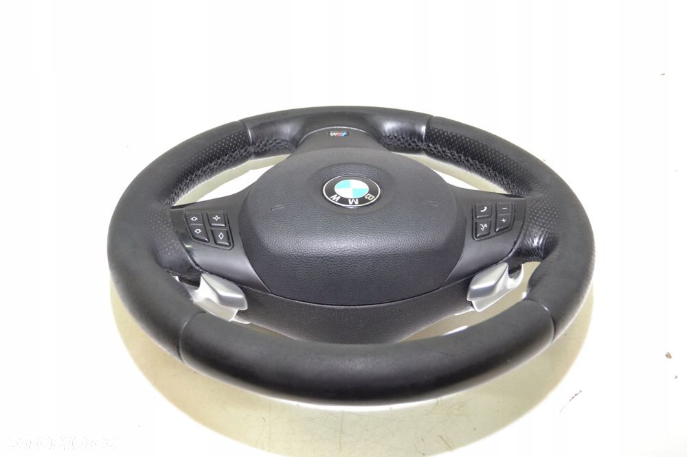 KIEROWNICA TRÓJRAMIENNA MPAKIET ŁOPATKI AIRBAG BMW E90 E91 E92 E93 E87 E82 - 4
